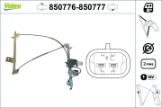 Fensterheber vorne links VALEO 850776