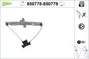 Fensterheber vorne links VALEO 850778