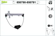 Fensterheber hinten links VALEO 850780
