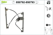 Fensterheber vorne links VALEO 850792