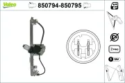 Fensterheber hinten links VALEO 850794