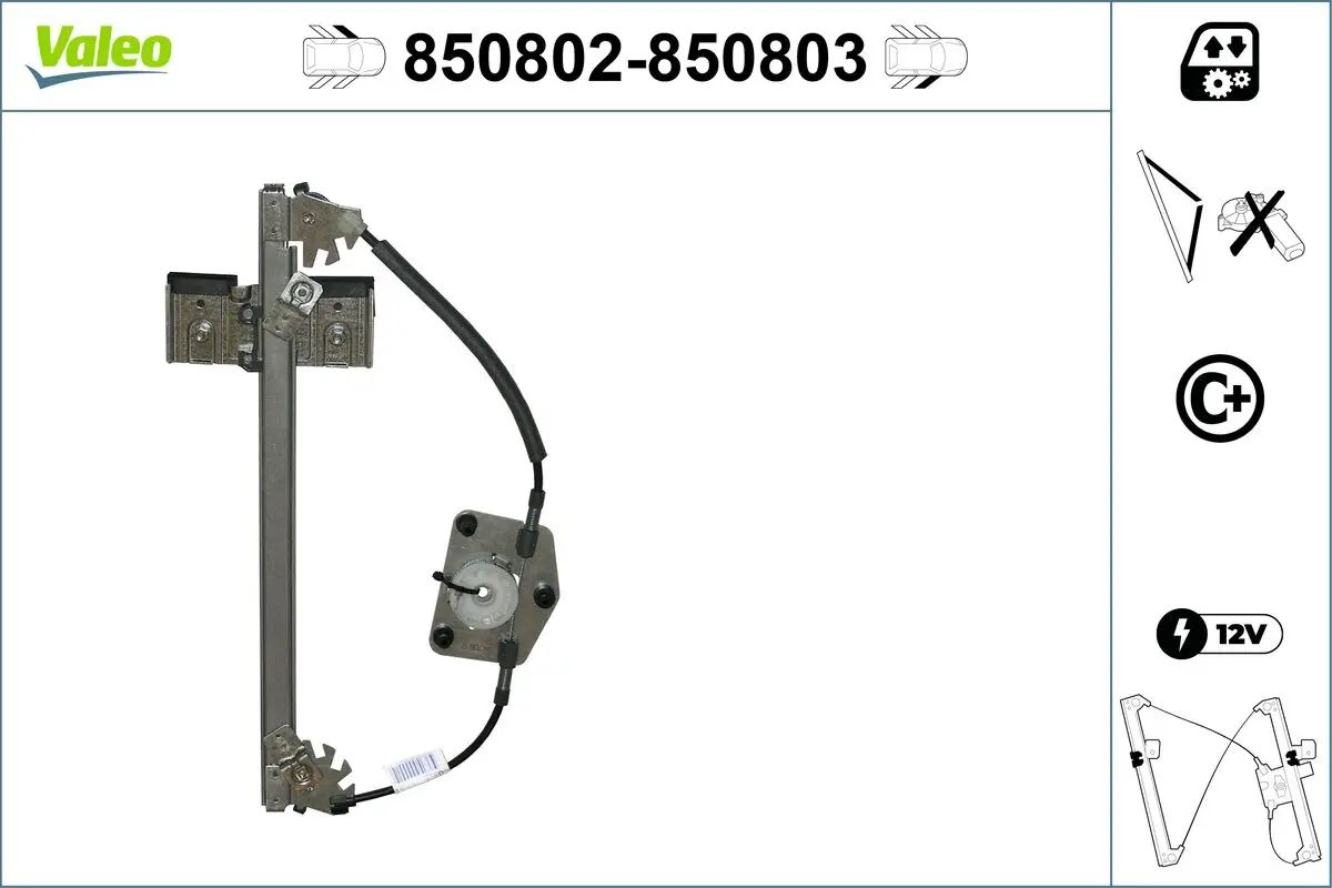 Fensterheber vorne links VALEO 850802