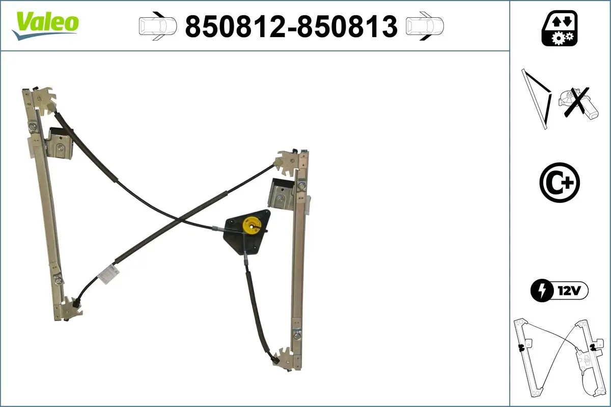 Fensterheber vorne links VALEO 850812