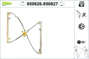 Fensterheber vorne links VALEO 850826
