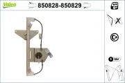 Fensterheber hinten links VALEO 850828