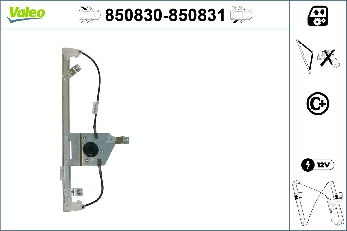 Fensterheber hinten links VALEO 850830