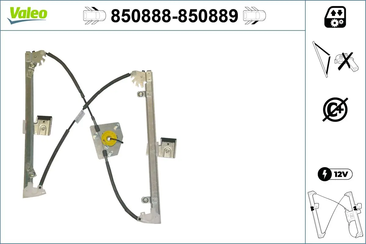 Fensterheber vorne links VALEO 850888