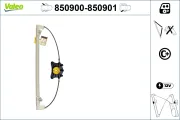 Fensterheber hinten links VALEO 850900
