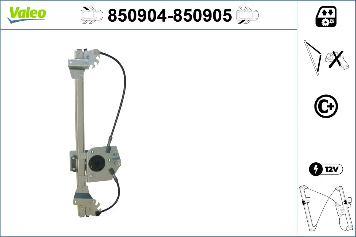 Fensterheber hinten links VALEO 850904