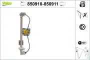 Fensterheber hinten links VALEO 850910