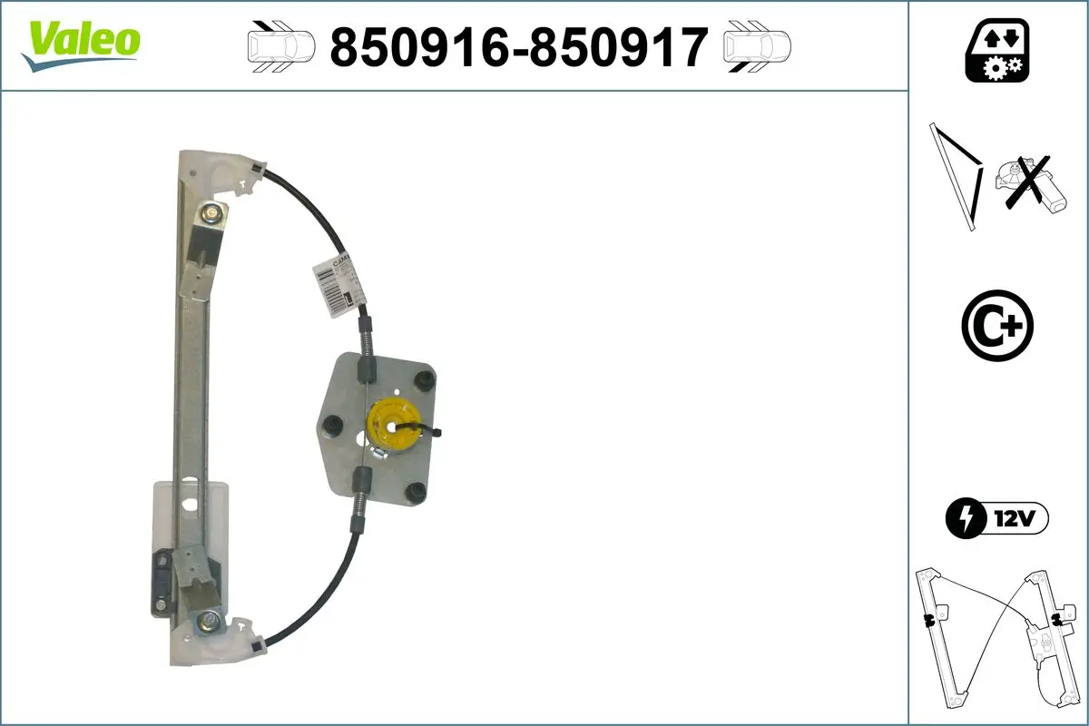 Fensterheber hinten links VALEO 850916