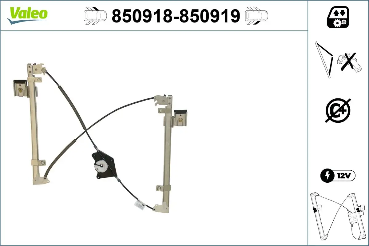 Fensterheber vorne links VALEO 850918