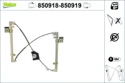 Fensterheber vorne links VALEO 850918
