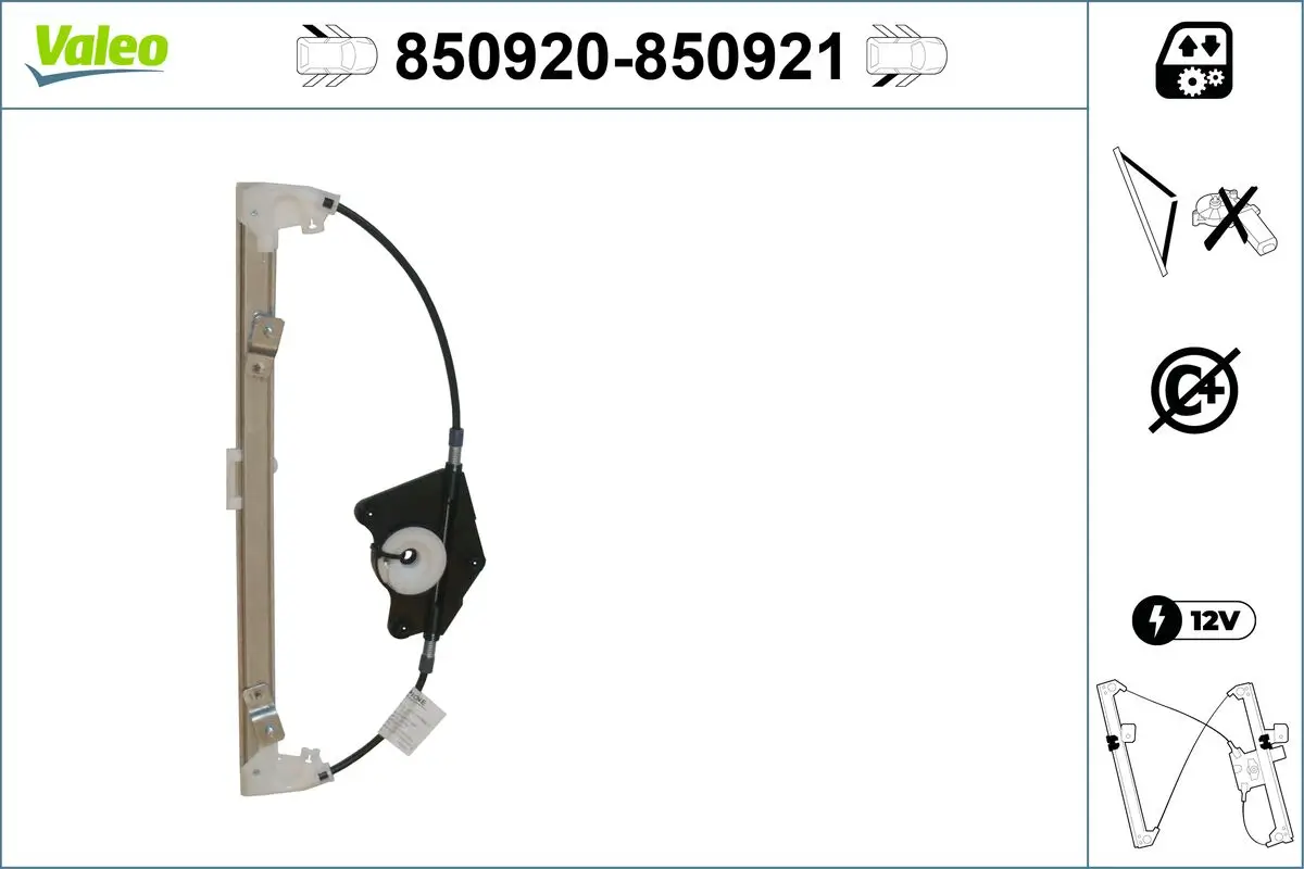 Fensterheber hinten links VALEO 850920