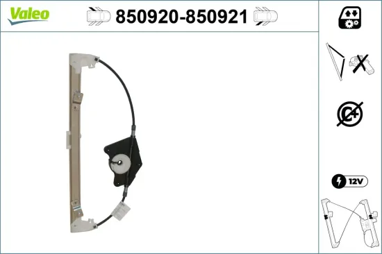 Fensterheber hinten links VALEO 850920 Bild Fensterheber hinten links VALEO 850920