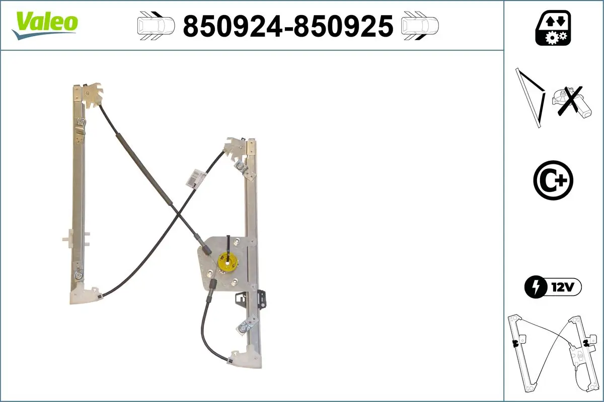 Fensterheber vorne links VALEO 850924