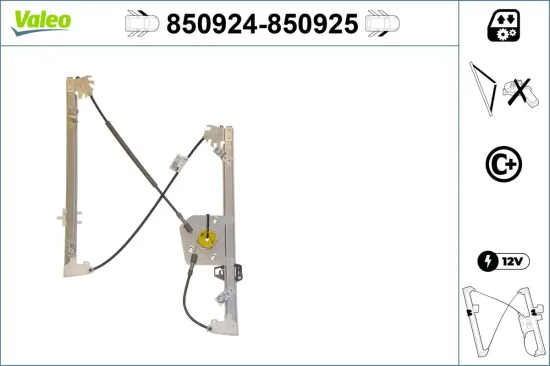 Fensterheber vorne links VALEO 850924 Bild Fensterheber vorne links VALEO 850924