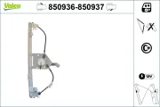 Fensterheber vorne links VALEO 850936