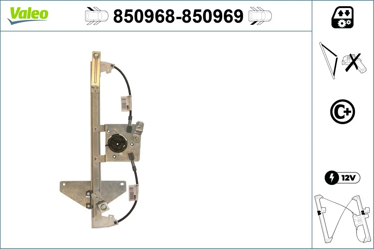 Fensterheber hinten links VALEO 850968