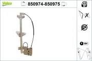 Fensterheber vorne links VALEO 850974