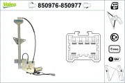 Fensterheber vorne links VALEO 850976