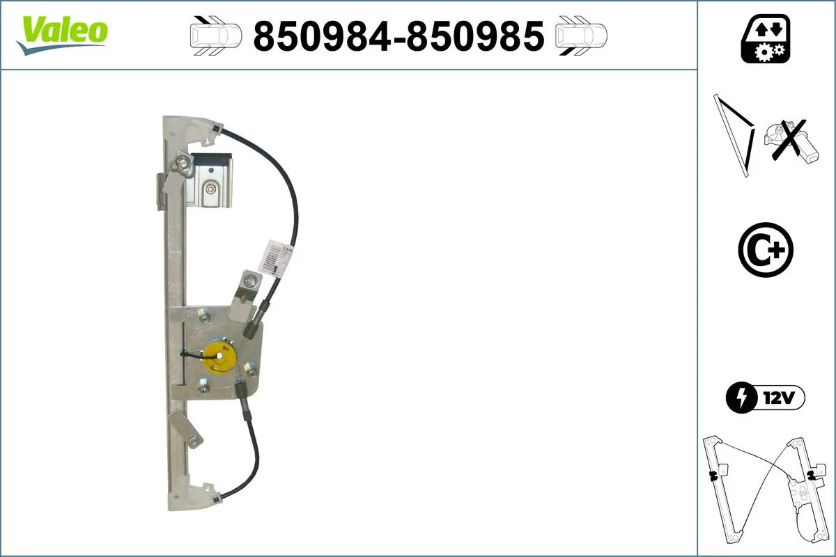Fensterheber hinten links VALEO 850984