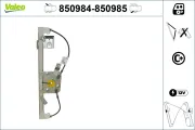 Fensterheber hinten links VALEO 850984