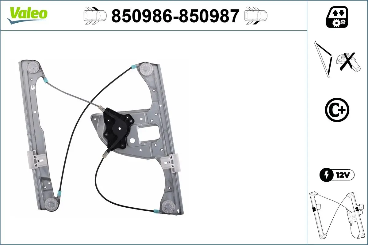Fensterheber vorne links VALEO 850986