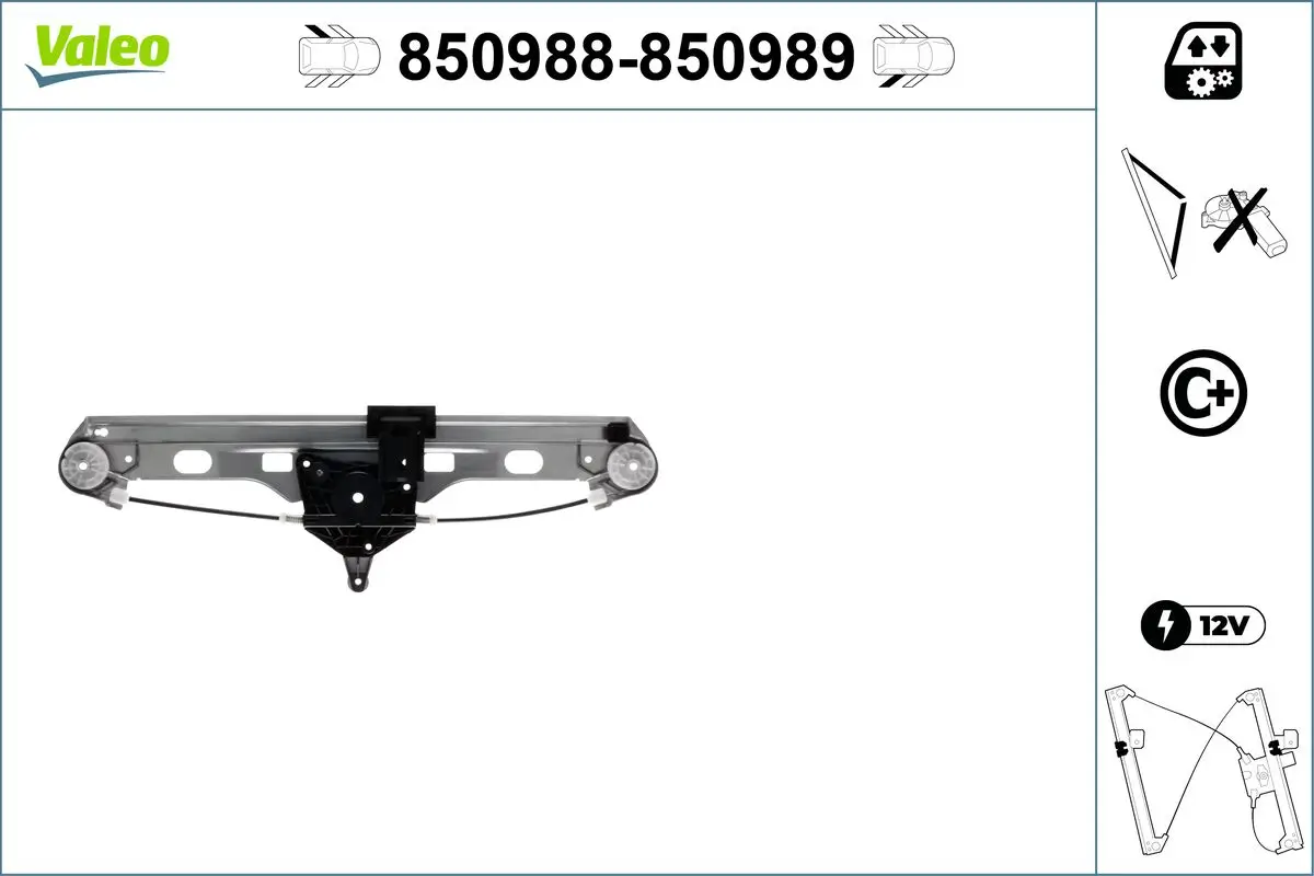 Fensterheber hinten links VALEO 850988