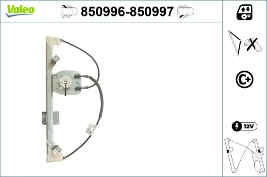 Fensterheber hinten links VALEO 850996 Bild Fensterheber hinten links VALEO 850996