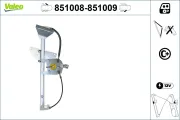 Fensterheber vorne links VALEO 851008