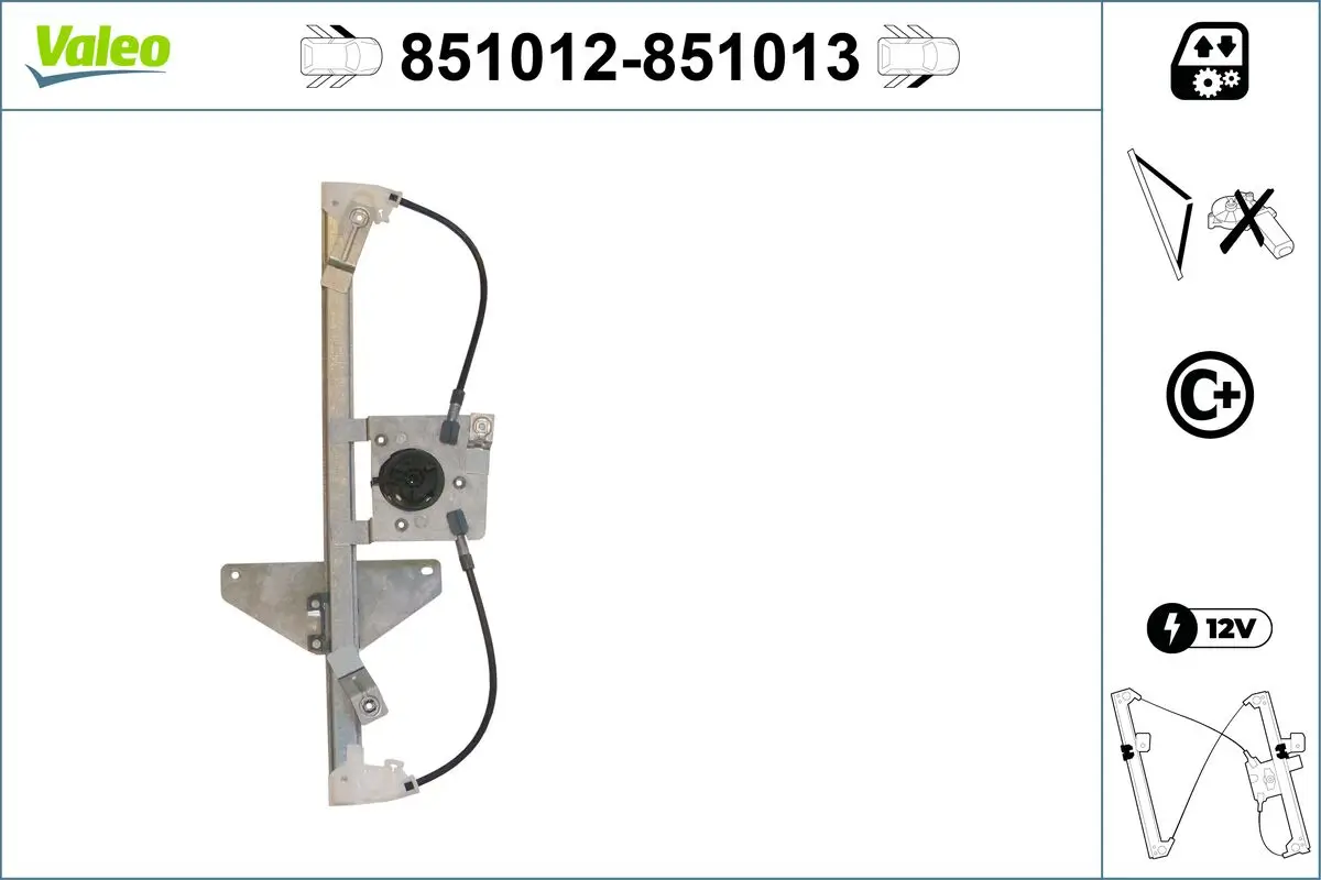 Fensterheber vorne links VALEO 851012
