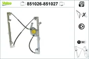 Fensterheber vorne links VALEO 851026