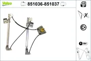 Fensterheber vorne links VALEO 851036