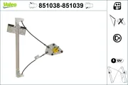Fensterheber hinten links VALEO 851038