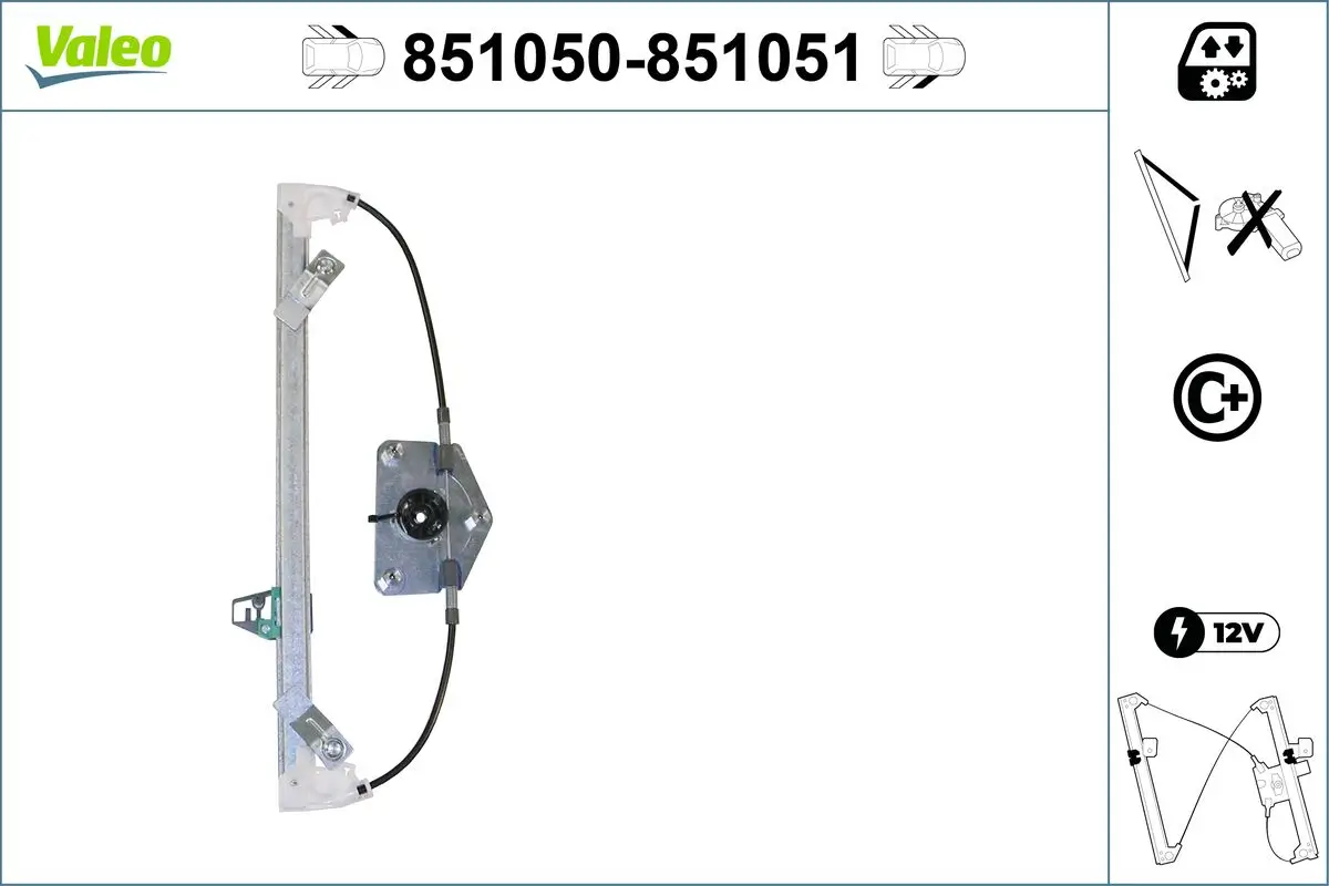 Fensterheber vorne links VALEO 851050