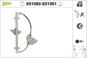 Fensterheber vorne links VALEO 851060