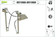 Fensterheber vorne links VALEO 851068