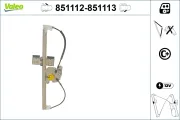 Fensterheber vorne links VALEO 851112