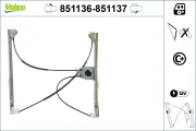 Fensterheber vorne links VALEO 851136