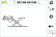 Fensterheber vorne links VALEO 851168
