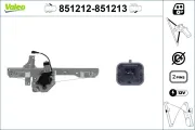 Fensterheber 12 V vorne links VALEO 851212