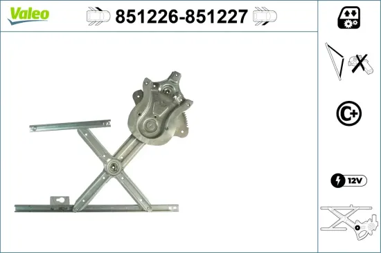 Fensterheber vorne links VALEO 851226 Bild Fensterheber vorne links VALEO 851226