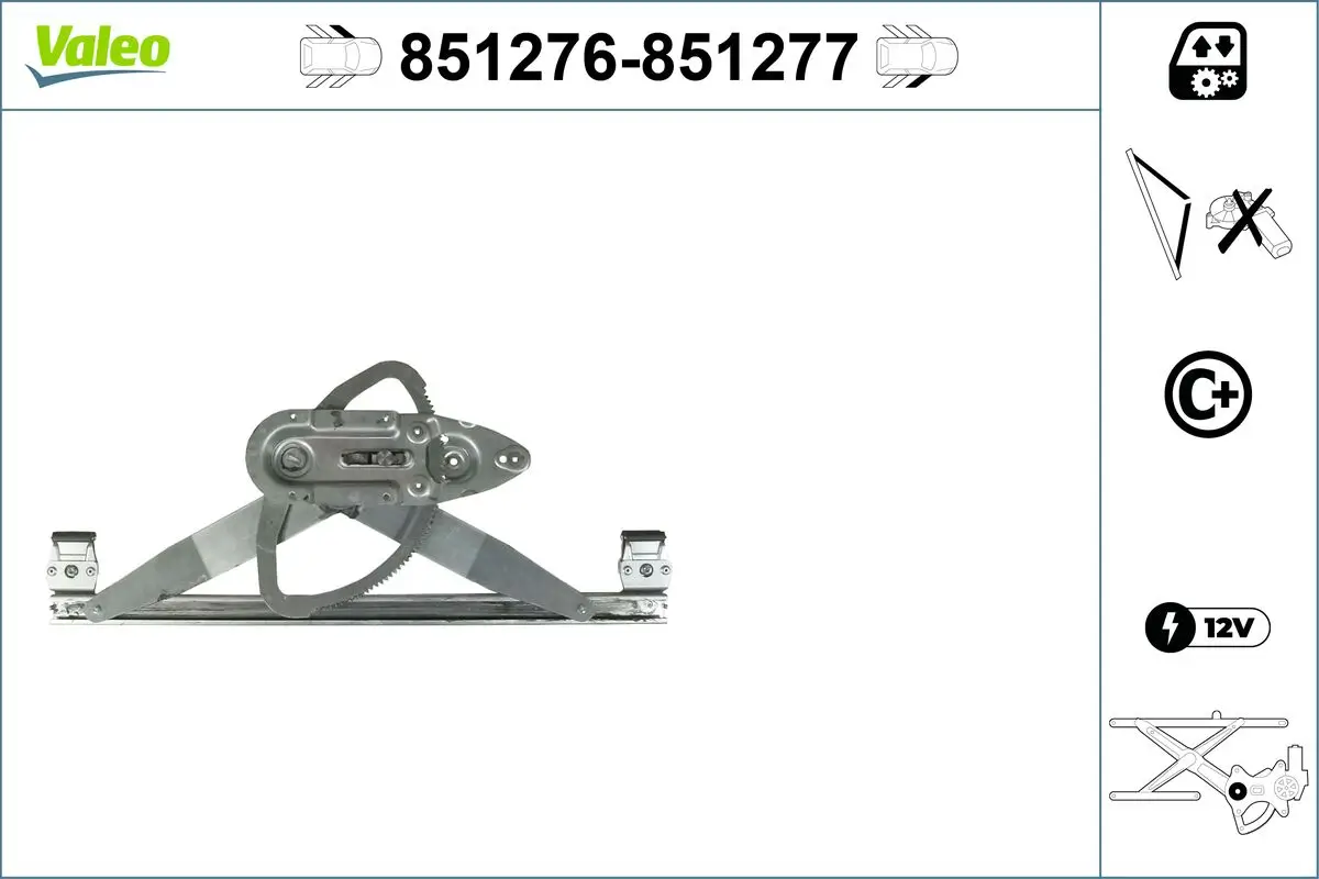 Fensterheber vorne links VALEO 851276