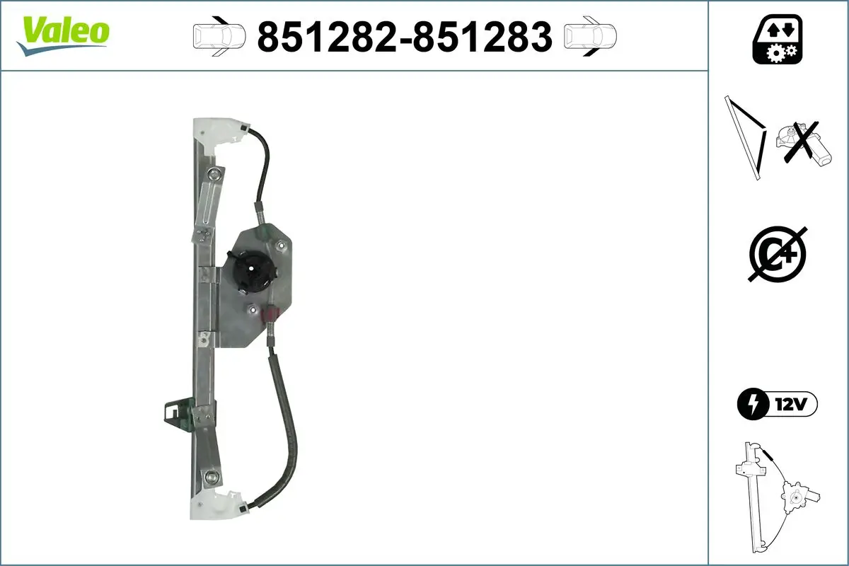 Fensterheber vorne links VALEO 851282