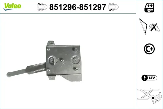 Fensterheber hinten rechts VALEO 851297 Bild Fensterheber hinten rechts VALEO 851297