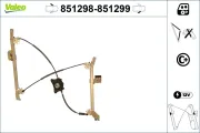 Fensterheber vorne links VALEO 851298