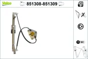 Fensterheber hinten links VALEO 851308