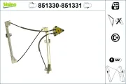Fensterheber vorne links VALEO 851330