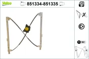 Fensterheber hinten links VALEO 851334